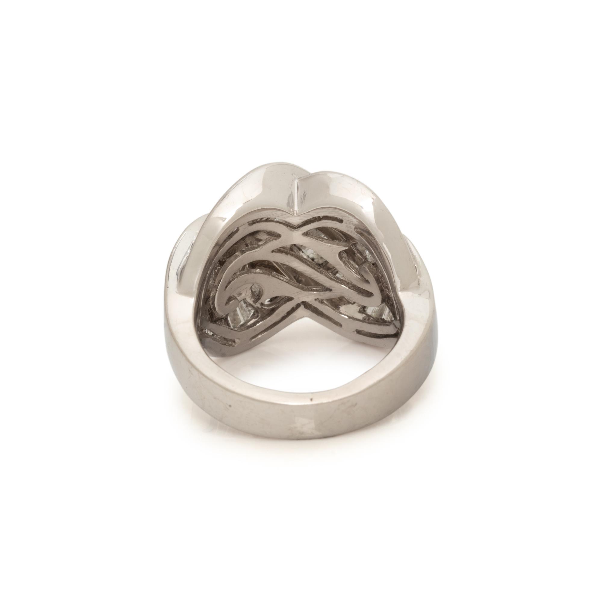 PLATINUM AND DIAMOND RING