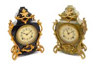 Two American Table Clocks