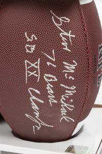 A Second Group of Chicago Bears Hall of Famer Steve McMichael Signed Autograph Items