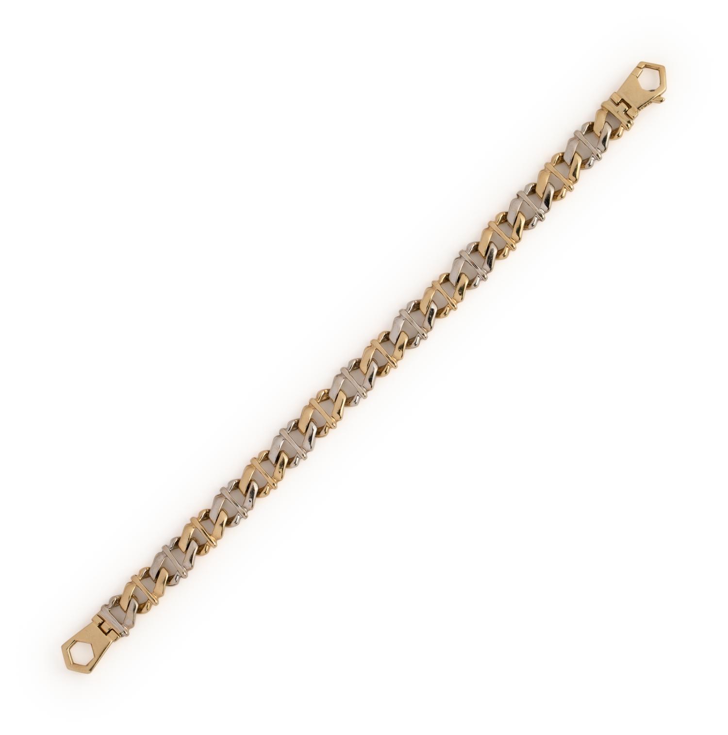 BICOLOR GOLD BRACELET