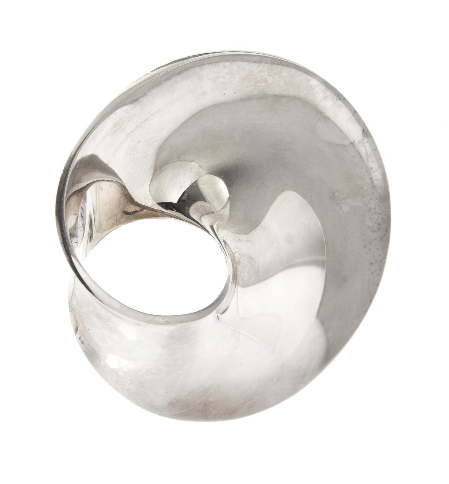 A Sterling Silver Sculptural Brooch, Torun Bülow-Hübe for Georg Jensen, 30.00 dwts.