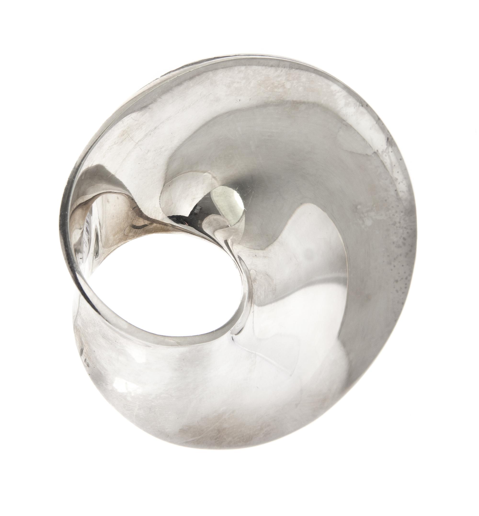 A Sterling Silver Sculptural Brooch, Torun Bülow-Hübe for Georg Jensen, 30.00 dwts.