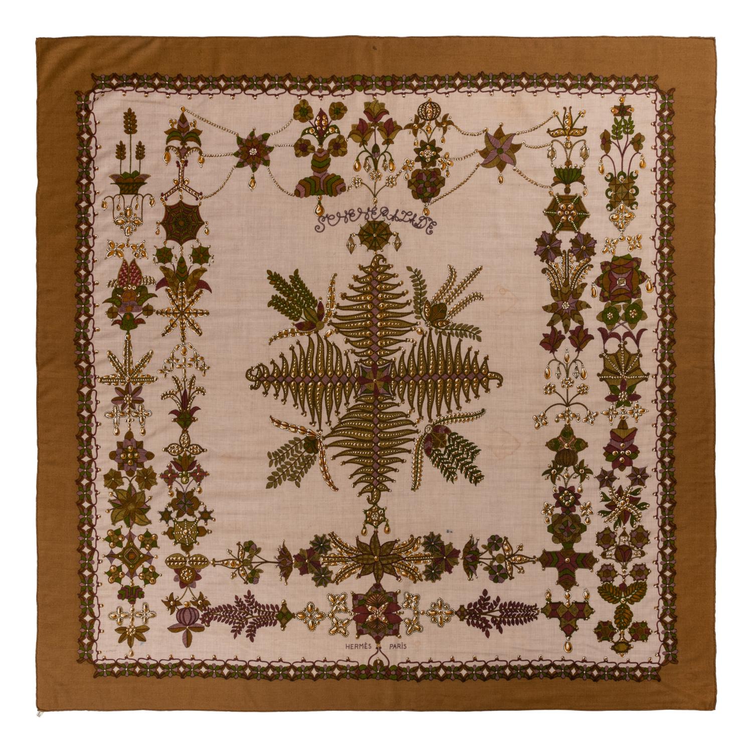 Hermès Cashmere/Silk Scarf