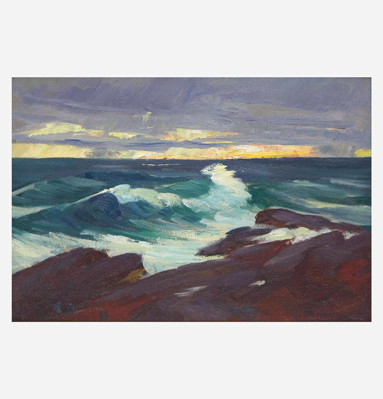 Constance Cochrane (American, 1888-1962) Rocky Shore