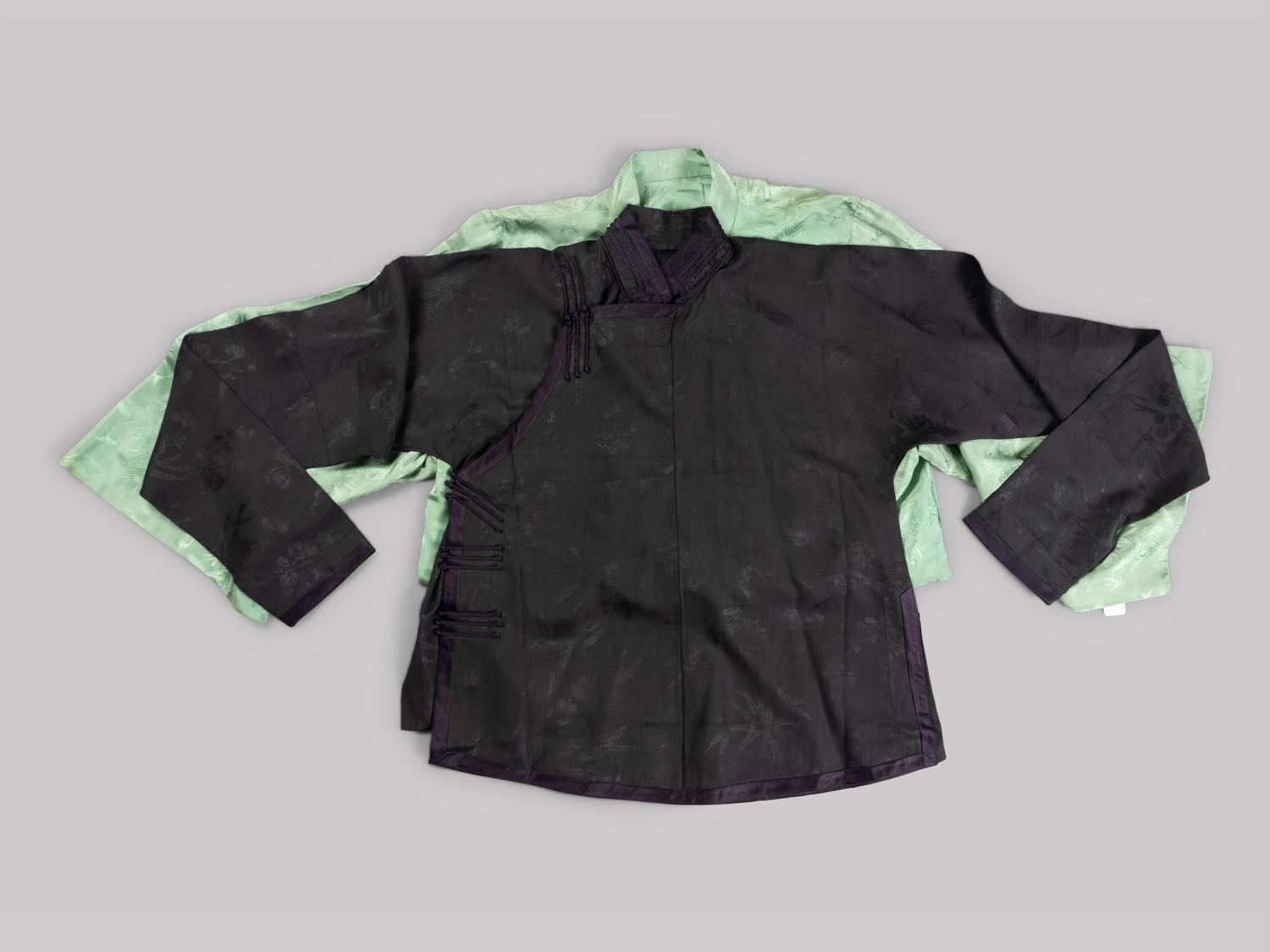 Two Chinese Woven Silk Ladies' Articles