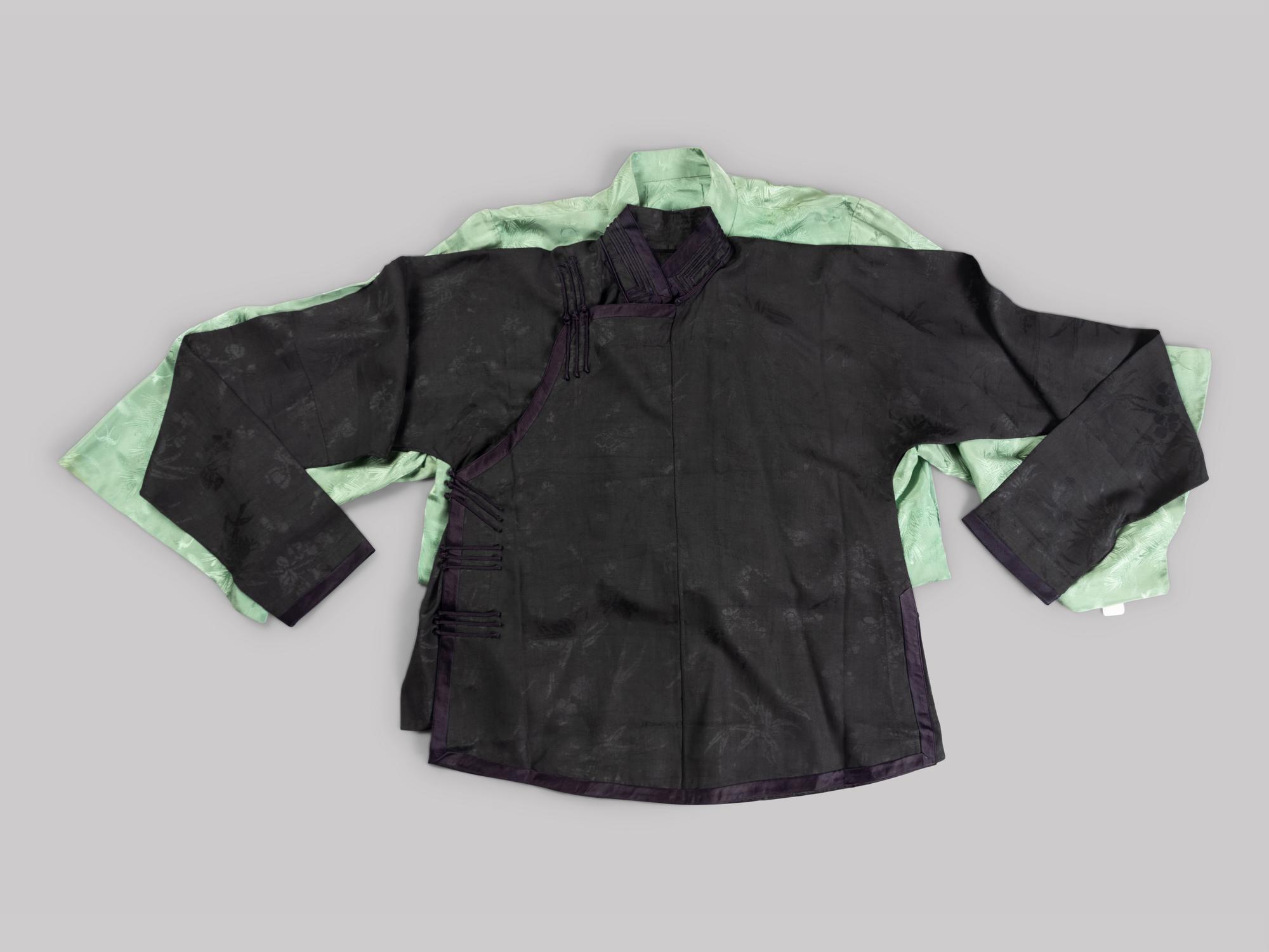 Two Chinese Woven Silk Ladies' Articles