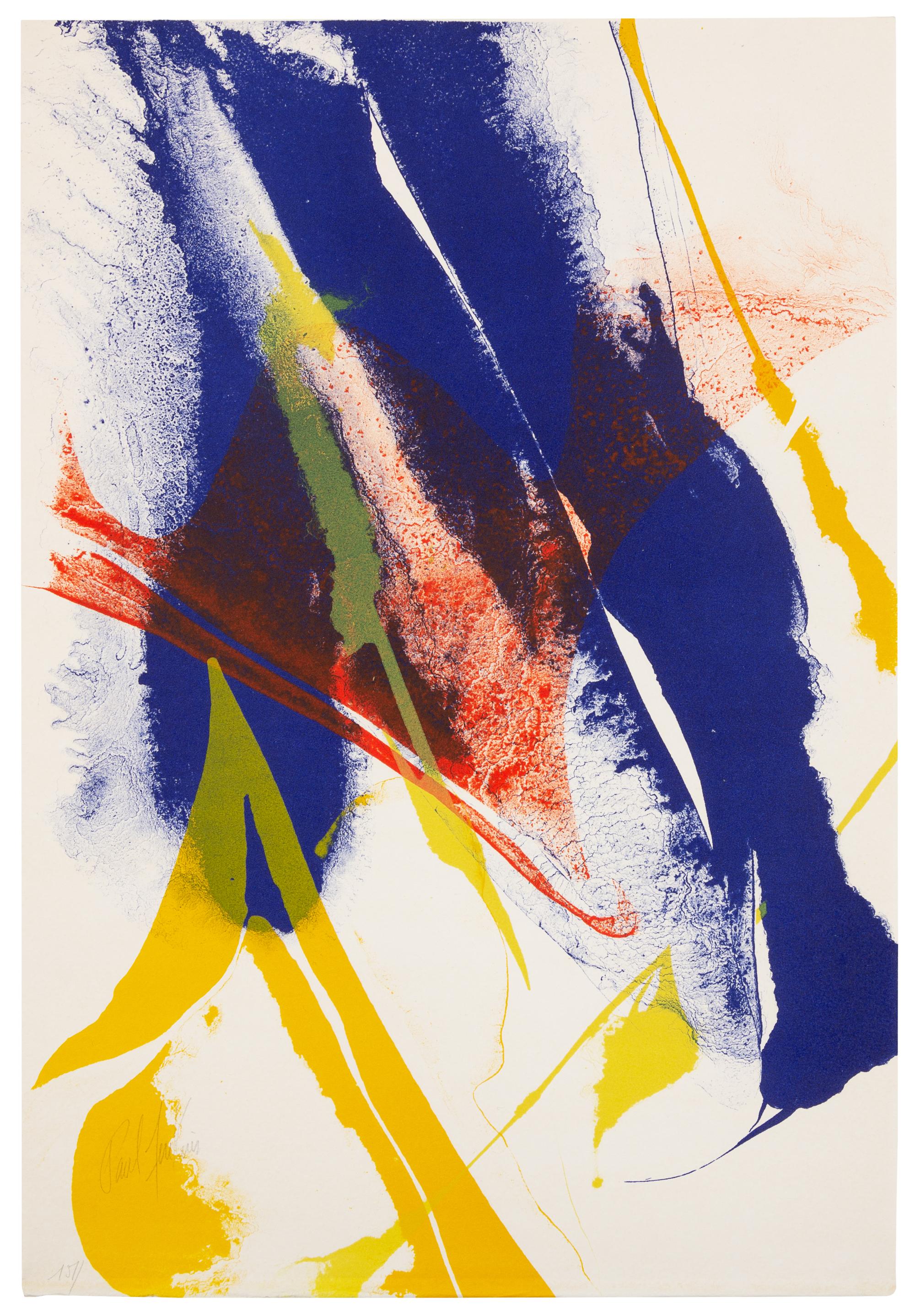 JENKINS, Paul (1923-2012), illustrator. -- HODGES, Cyril (1919-1979). Seeing Voice Welsh Heart. Paris: Galerie Karl Flinker, 1965.