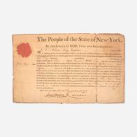 [Americana] Jay, John Signed Military Commission