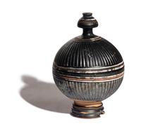 A South Italian Painted Pottery Pyxis