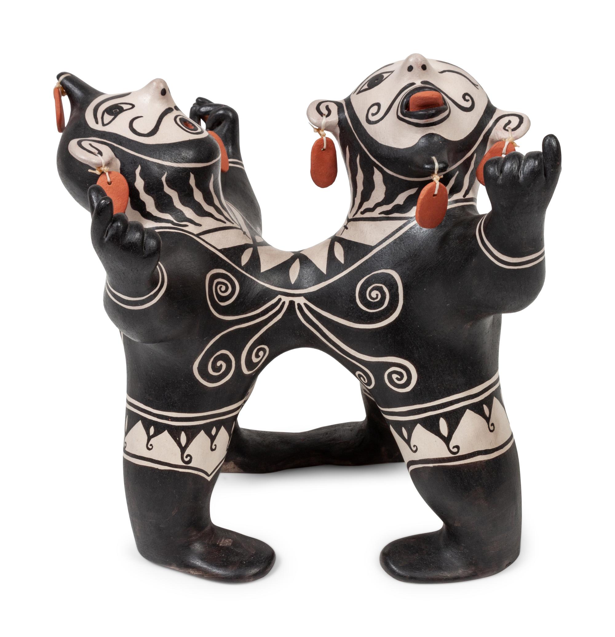 Conjoined Pottery Figures