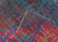 Rodney Carswell, (American, b. 1946), Red to Gray, 1974