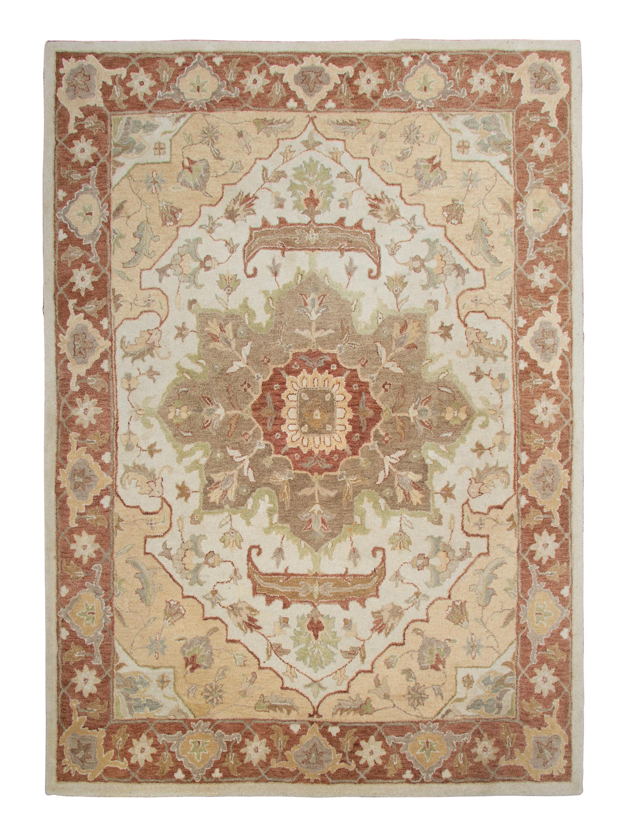 An Agra Wool Rug — 20TH CENTURY