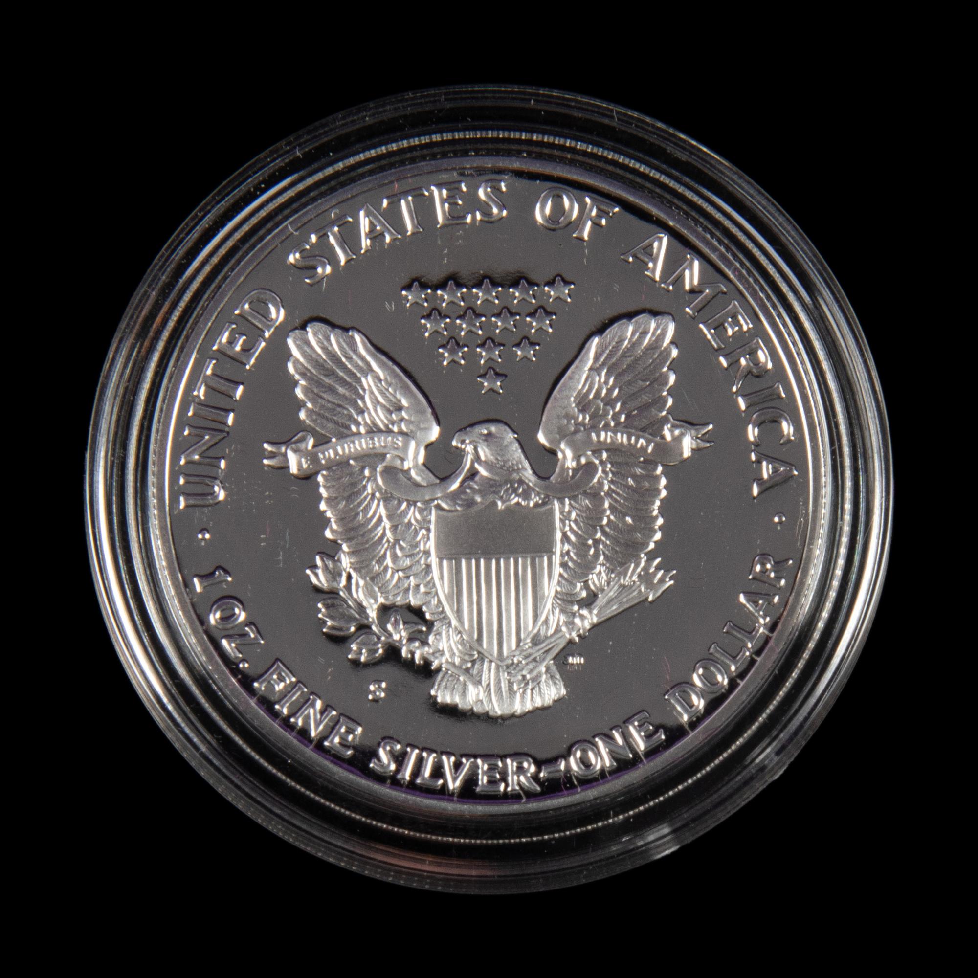 A Collection of Twenty-Six Silver Eagle $1 Proofs