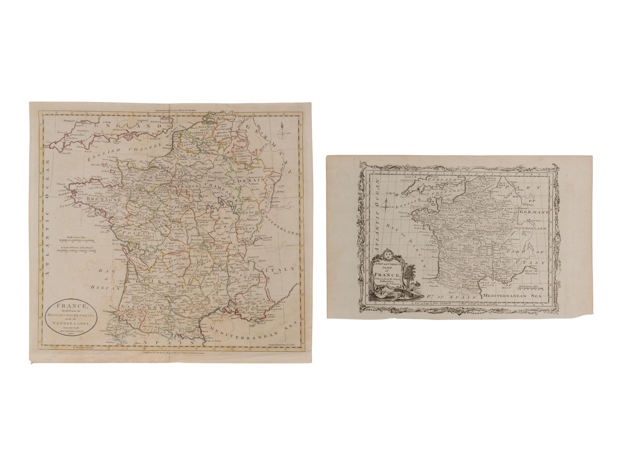 [MAPS & PLANS]. A group of approximately 66 engraved maps or plans, primarily of Europe, but also including the World, Africa, the Americas, or Asia.