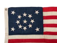 [FLAGS]. 13-star American Centennial flag. Ca 1876 or after.