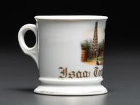 An Oil Rigger's Porcelain Occupational Shaving Mug