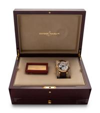 ULYSSE NARDIN, REF. 666-88 18K YELLOW GOLD 'SONATA' WATCH