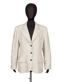 Chanel, White & Black Tweed Jacket