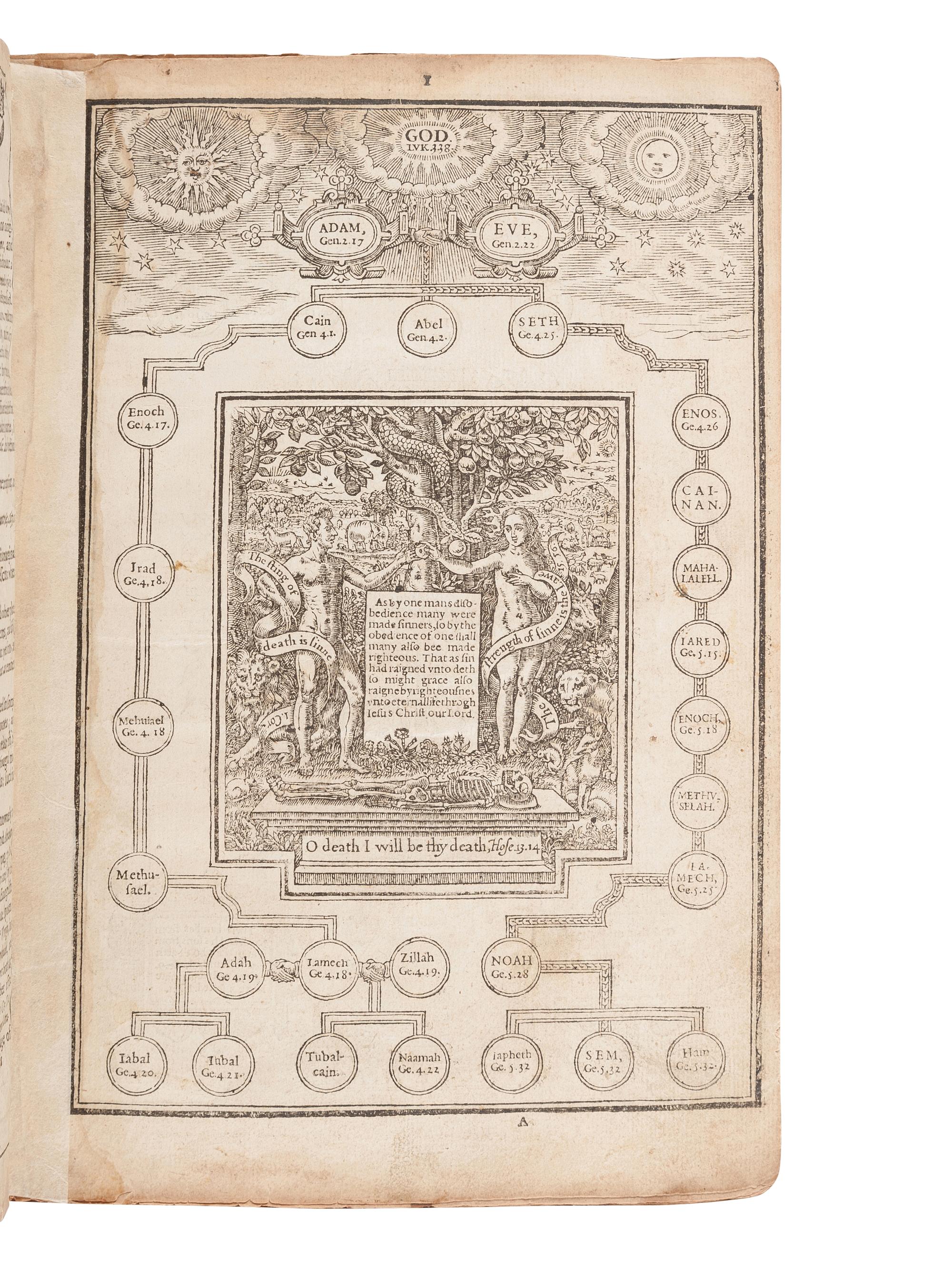 [BIBLE, in English]. The Holy Bible, Conteyning the Old Testament, and the New … London: Robert Barker, 1612.