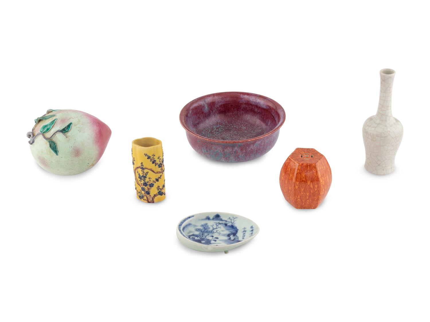 Six Chinese Porcelain Articles