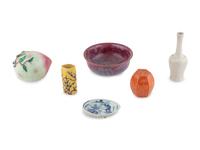 Six Chinese Porcelain Articles