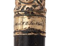 [CIVIL WAR]. Presentation cane identified to Confederate cavalry officer General William H. Jackson.