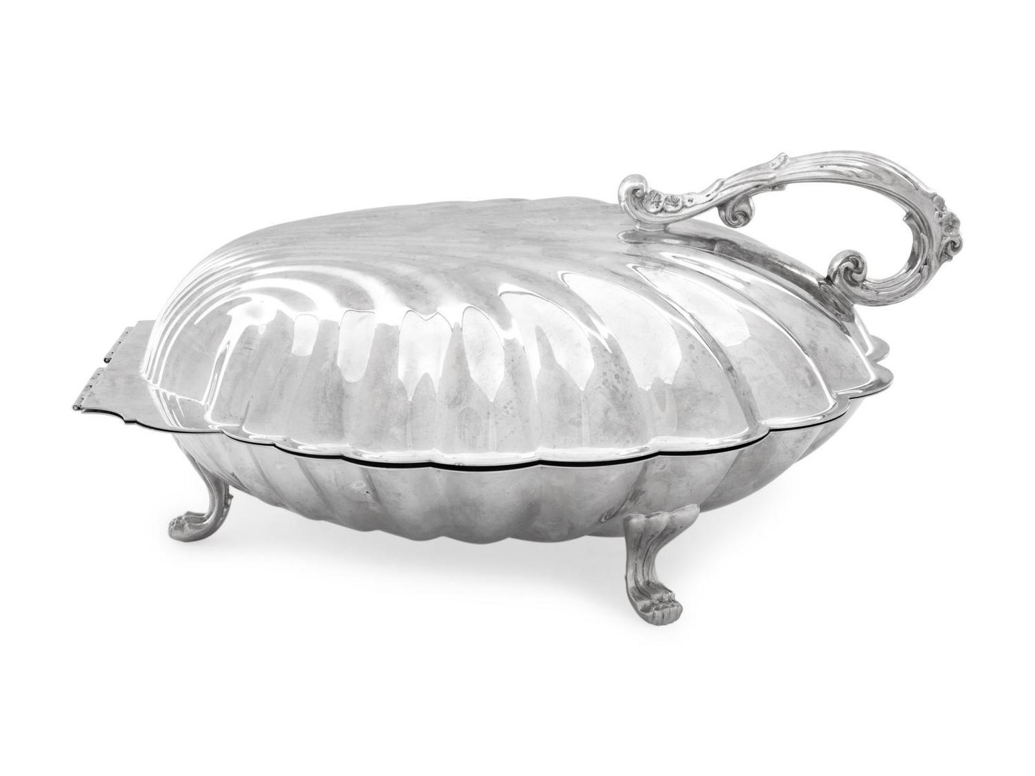 A Collection of English and American Silver-Plate Serving Articles