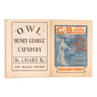 [WILD WEST SHOWS]. A group of 3 Buffalo Bill and Wild West Show Programmes, comprising: