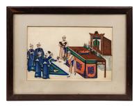 A Group of Twelve Chinese Export Pith Paintings