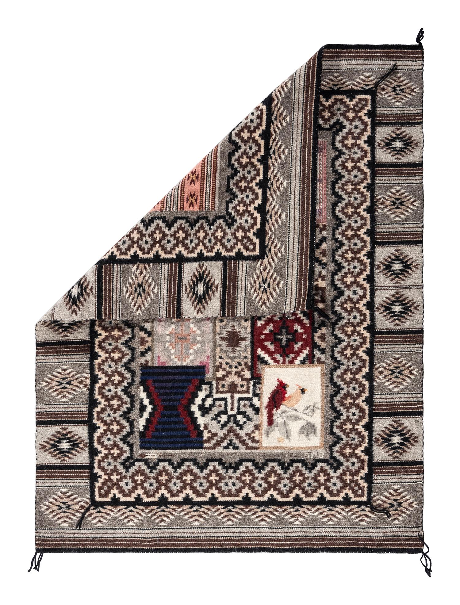 Navajo Rug-within-Rug Weaving