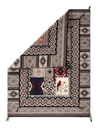 Navajo Rug-within-Rug Weaving