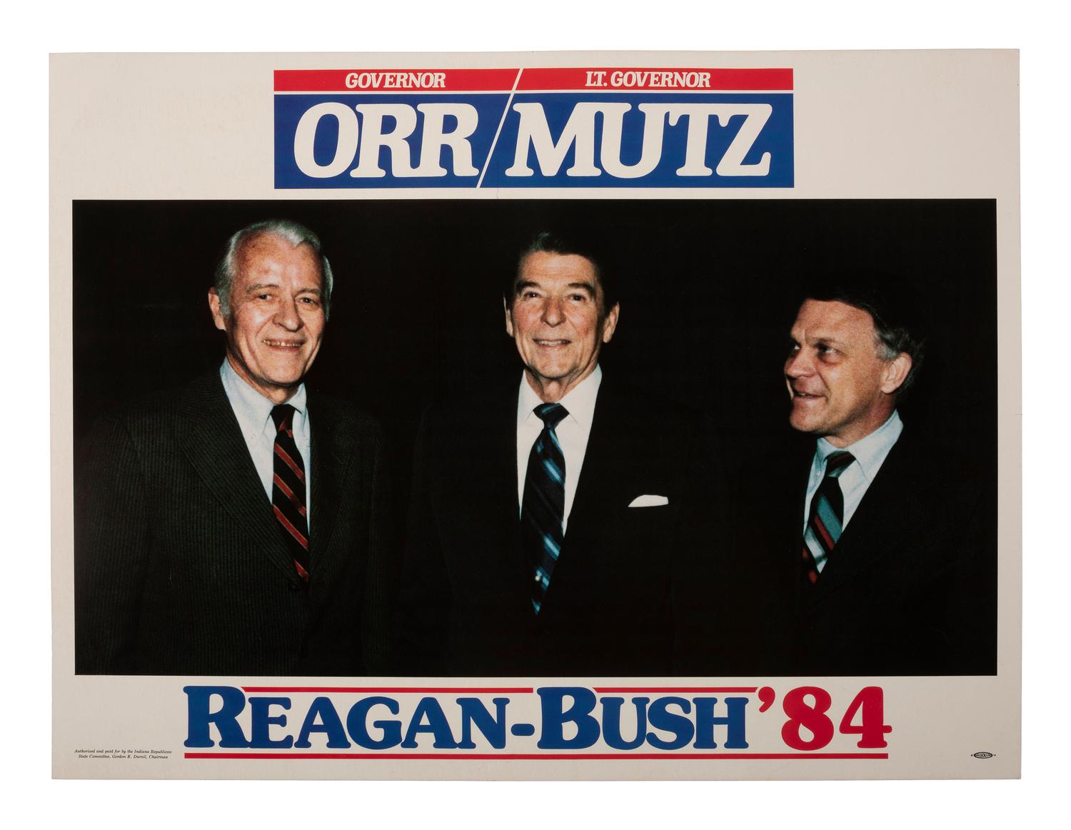 [REPUBLICAN PARTY]. A group of 7 campaign posters incl. REAGAN, HOOVER, GOLDWATER, and others.
