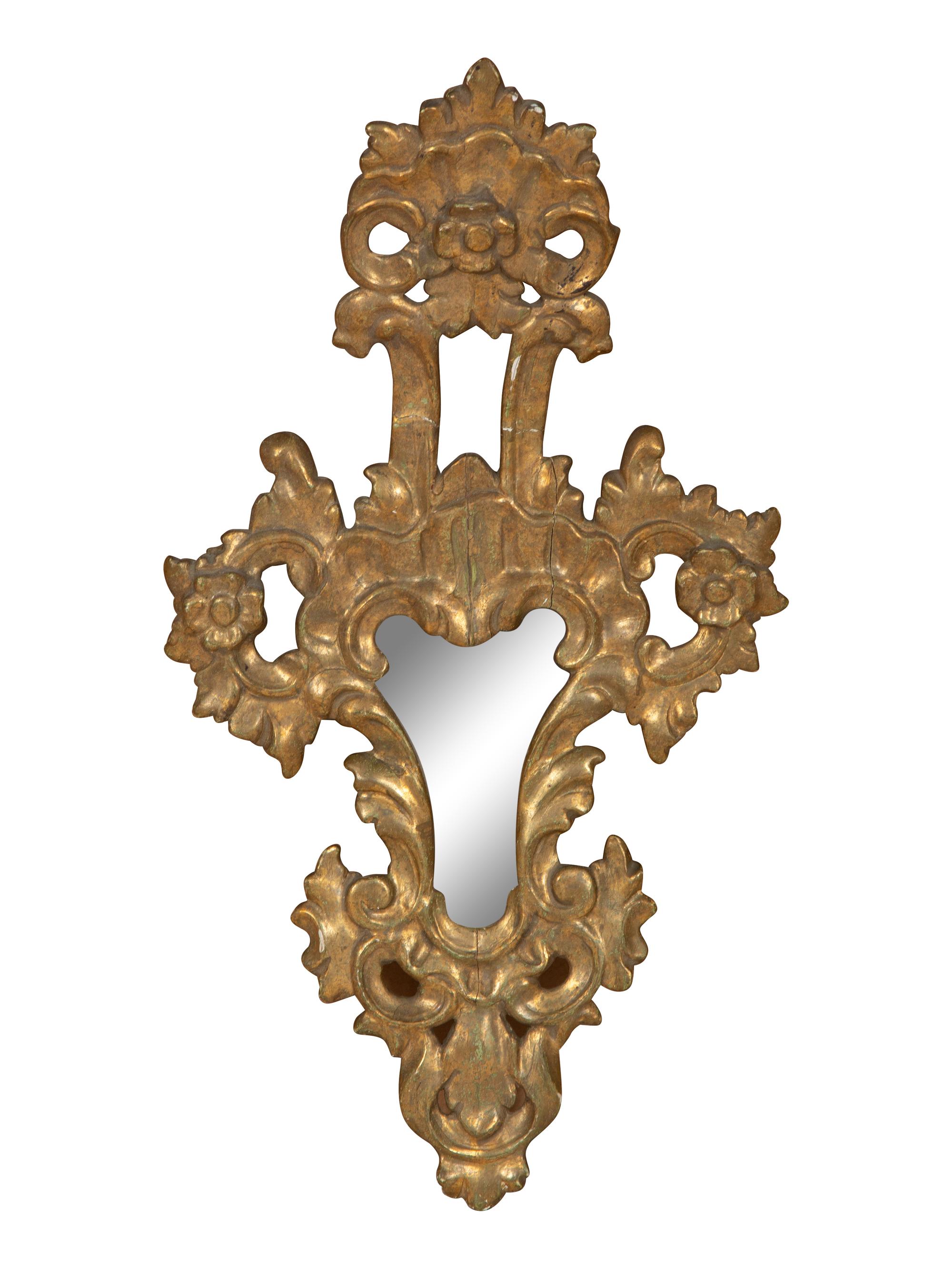 Two Venetian Giltwood Mirrors