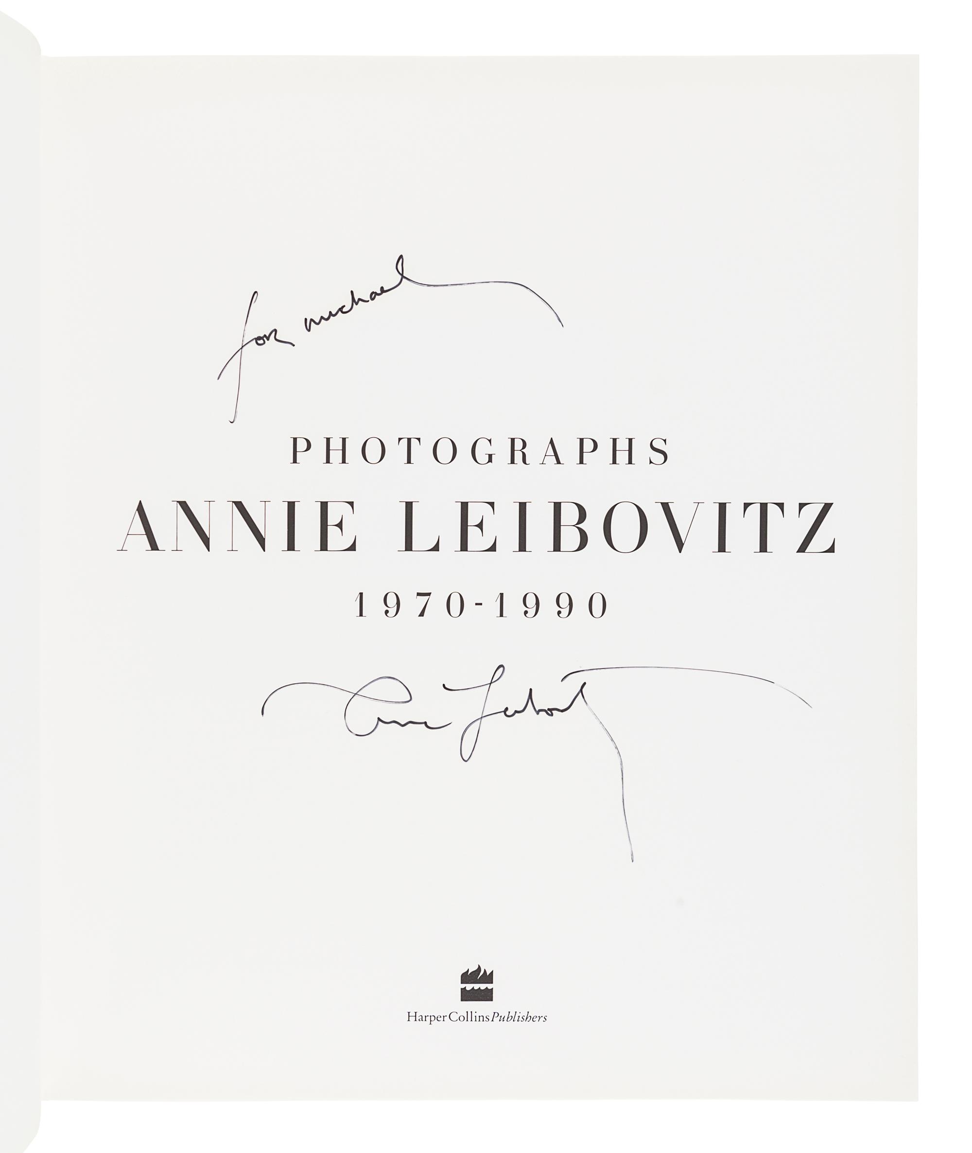 [PHOTOBOOKS]. LEIBOVITZ, Annie (b. 1949). A group of 3 works by Leibovitz, comprising: