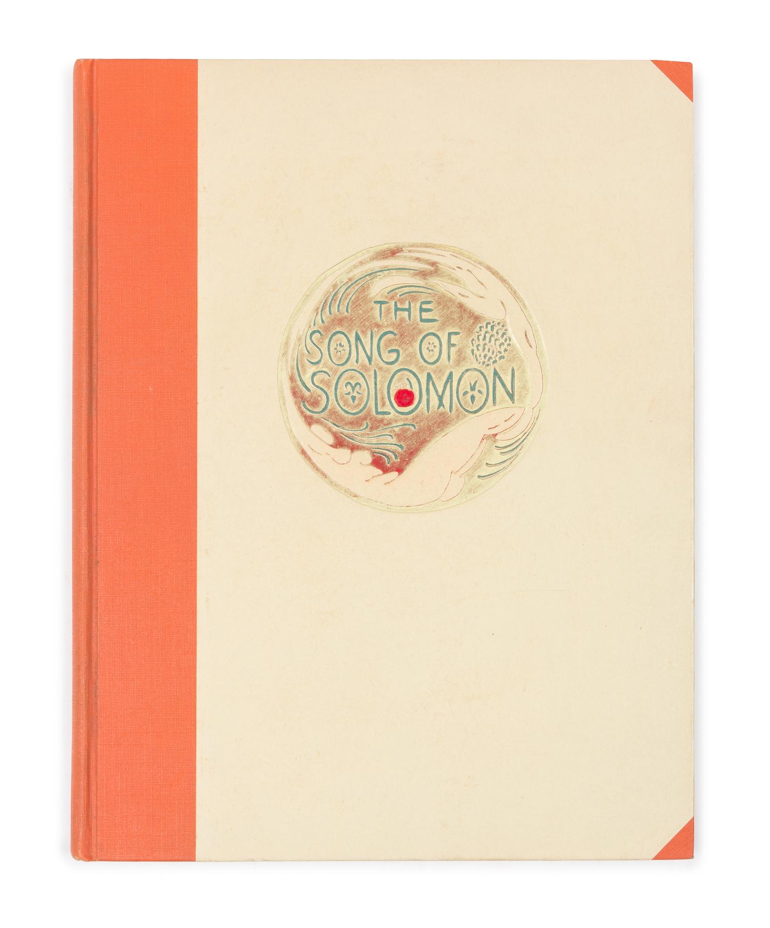 [FINE PRESS]. -- The Song of Songs which is Solomon's. W. Esherick, illustr. Philadelphia: Centaur Press, 1927. LIMITED EDITION SIGNED.