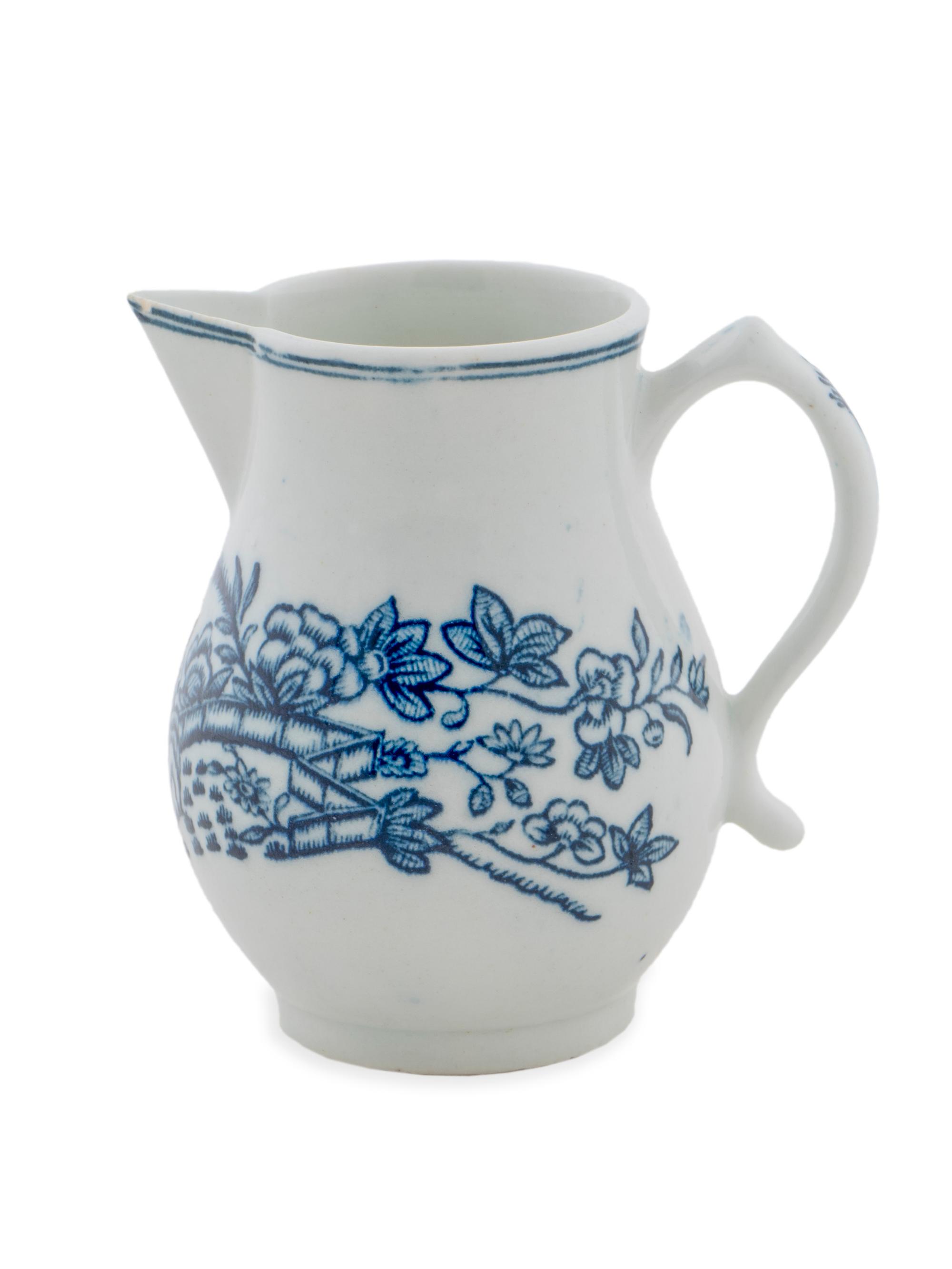A Liverpool Blue and White Porcelain Creamer — C. 1770