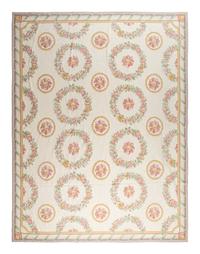 A Custom Aubusson Style Wool Rug