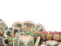 A 14-Piece Group of Griffin, Smith & Hill Majolica Table Articles — 19th Century