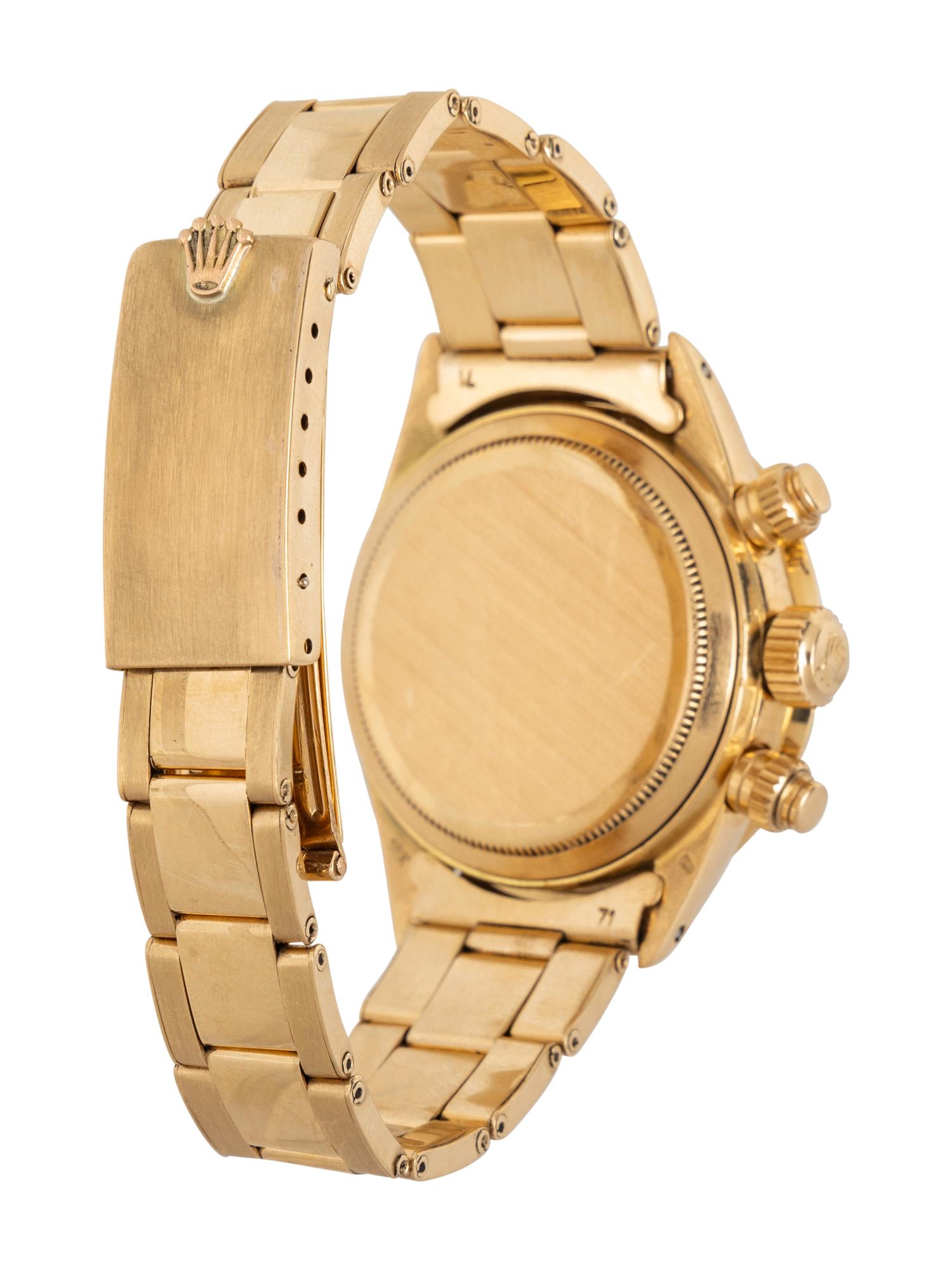 ROLEX, REF. 6263 18K YELLOW GOLD 'DAYTONA' CHRONOGRAPH WATCH