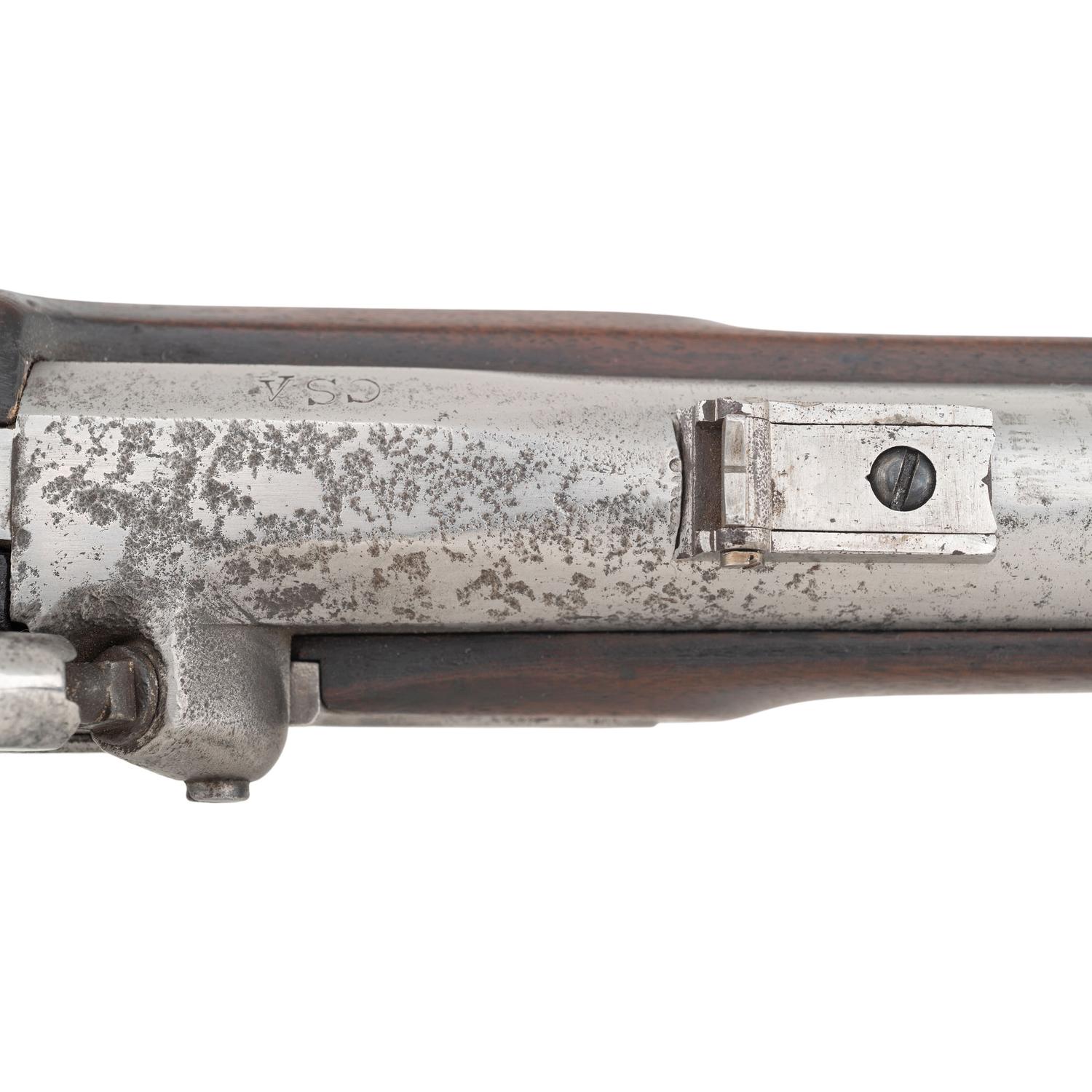 Very Rare Whitney "Good & Serviceable" US Model 1855 Type Rifle Musket With Functional Tape Primer Lock