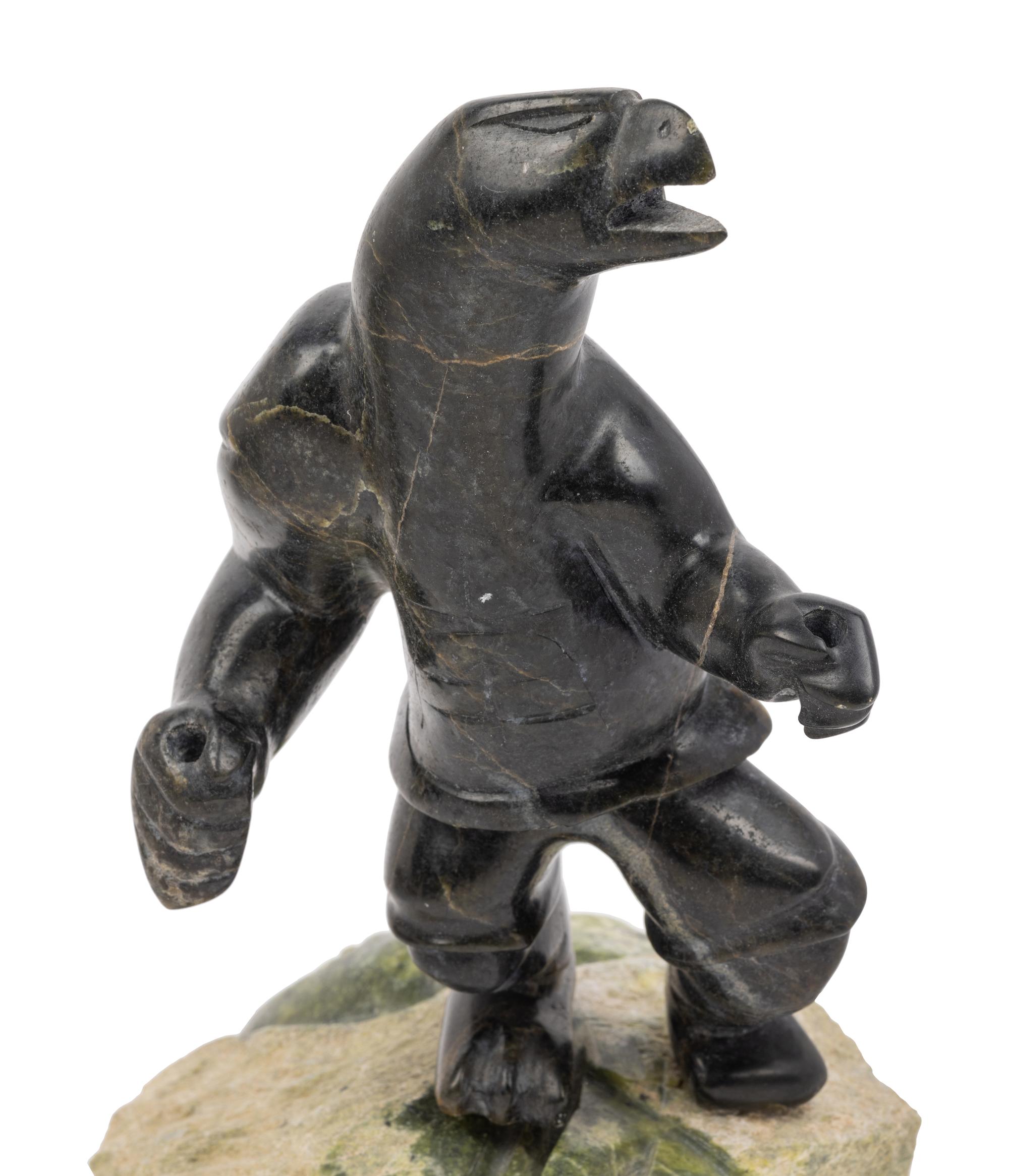 Inuit Transformation Soapstone Sculpture