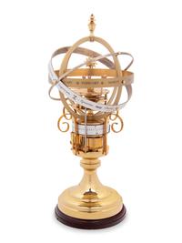 An English Brass Combination Orrery, Armillary Sphere and Annular Clock