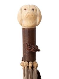 Four Walking Sticks and Umbrellas