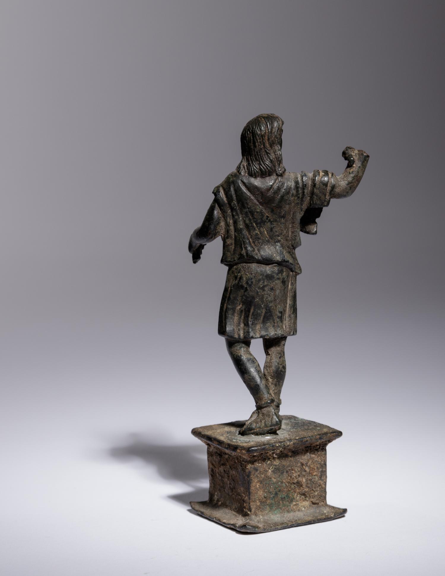 A Roman Bronze Figure of a Man