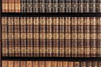 A Pair of Faux Book Wall Panels