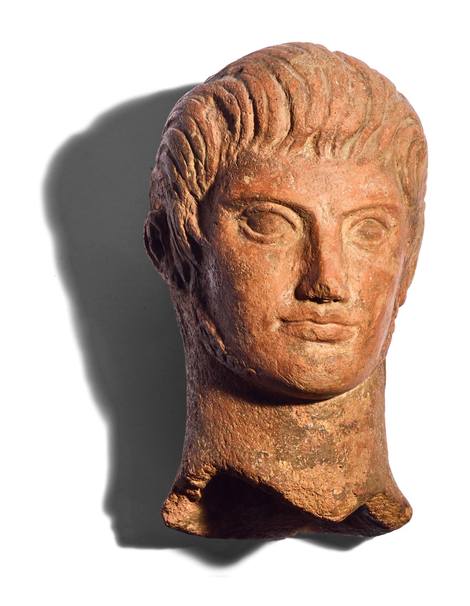 A Roman Terracotta Head