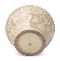 A Chinese Cizhou Style Carved "Peony" Jar, Guan