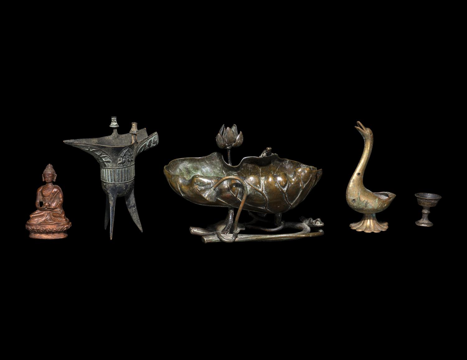 Five Asian Bronze Articles