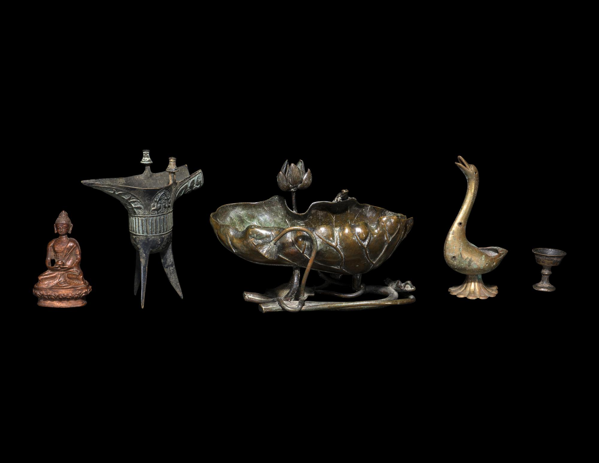 Five Asian Bronze Articles