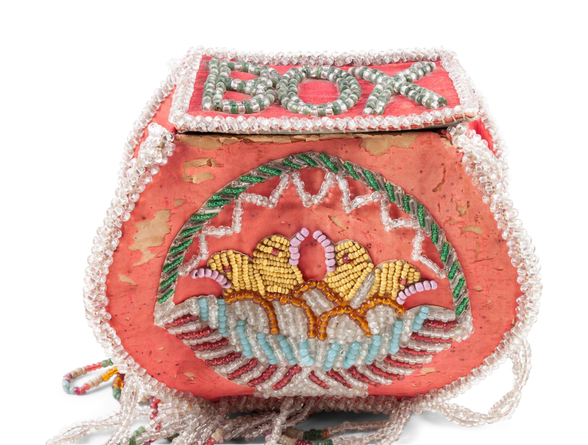 Haudenosaunee Beaded Whimseys, Boxes and Purses